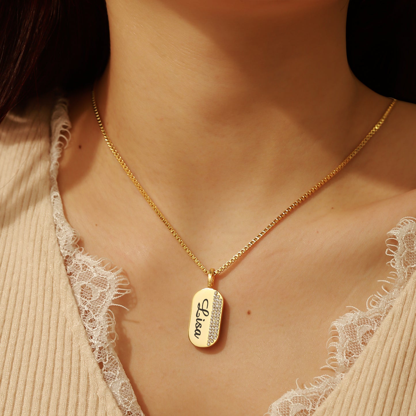 Custom Name Pendant Necklaces MN2239