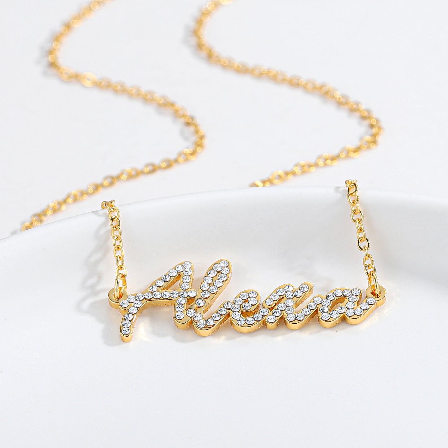 Collier Prénom Diamant Personnalisé QN129