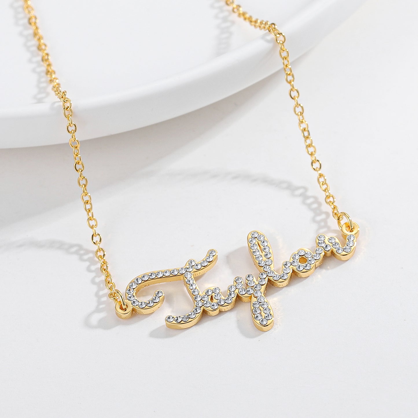Custom Diamond Name Necklace QN127