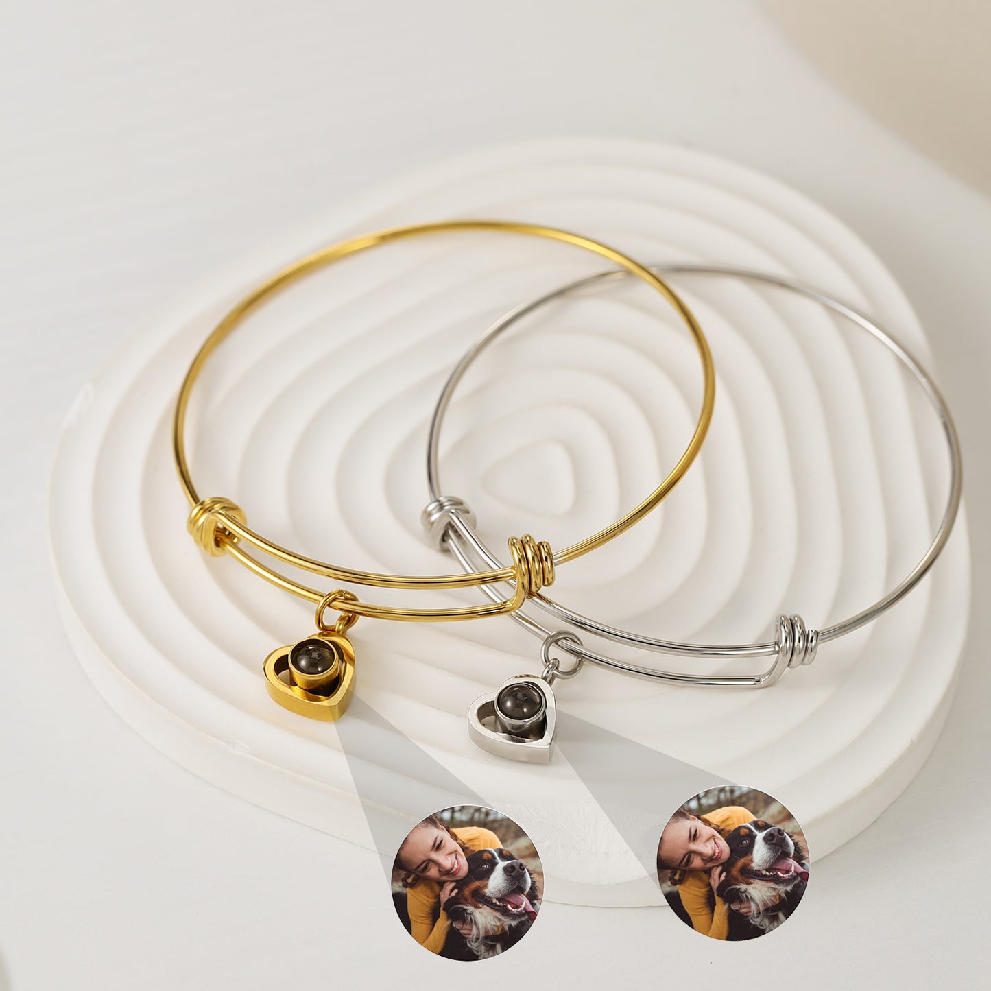 Custom Projection Photo Bracelet SS-B0018