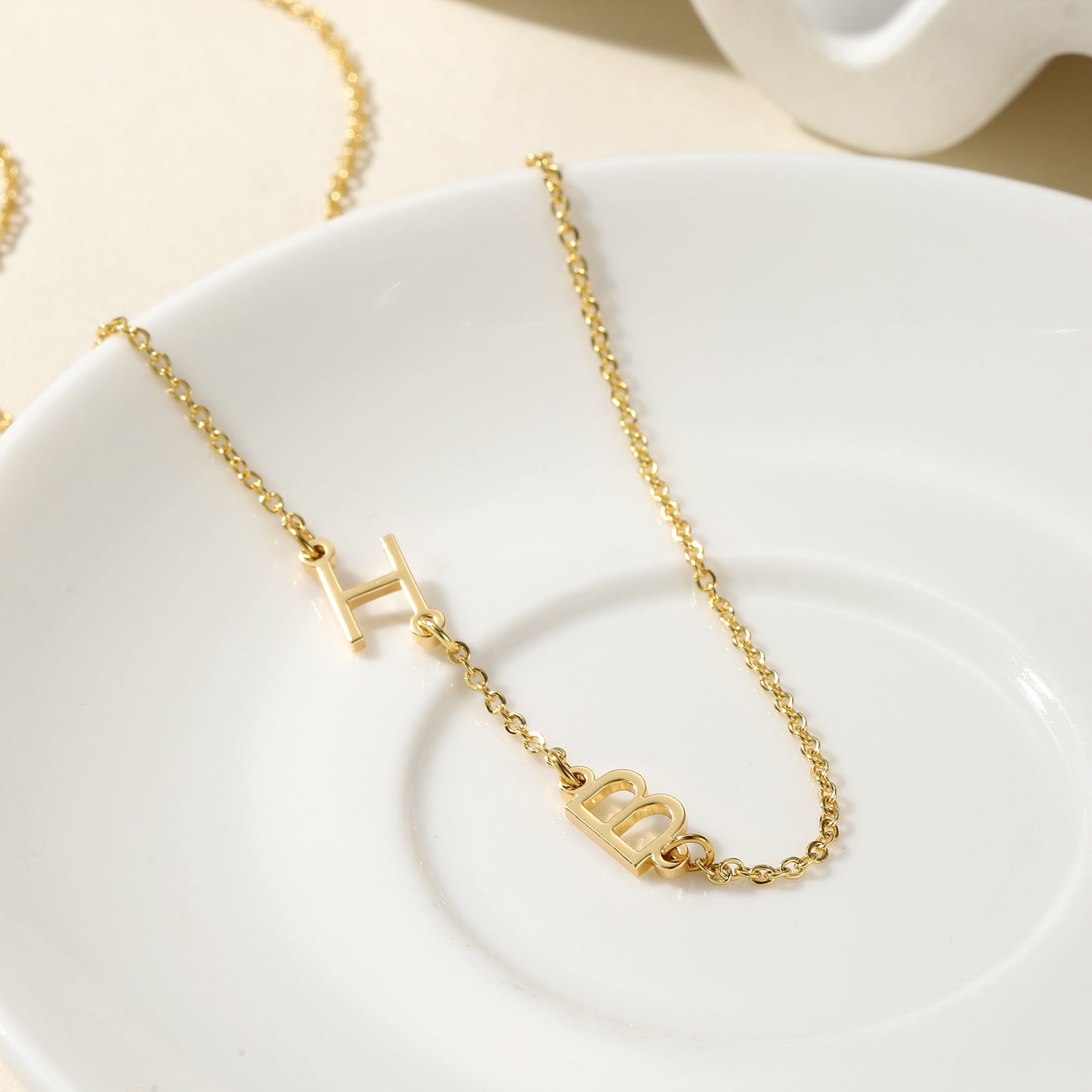 Custom Initial Letters Necklace SN-N8810