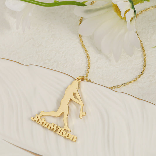 Namenskronen-Halskette F01 QN808