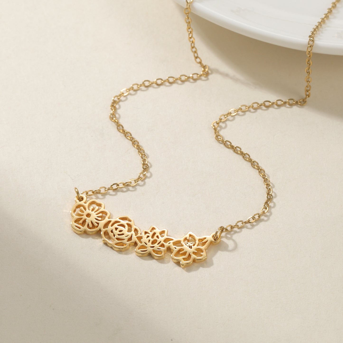 Birth Flower Necklace QN-N8770
