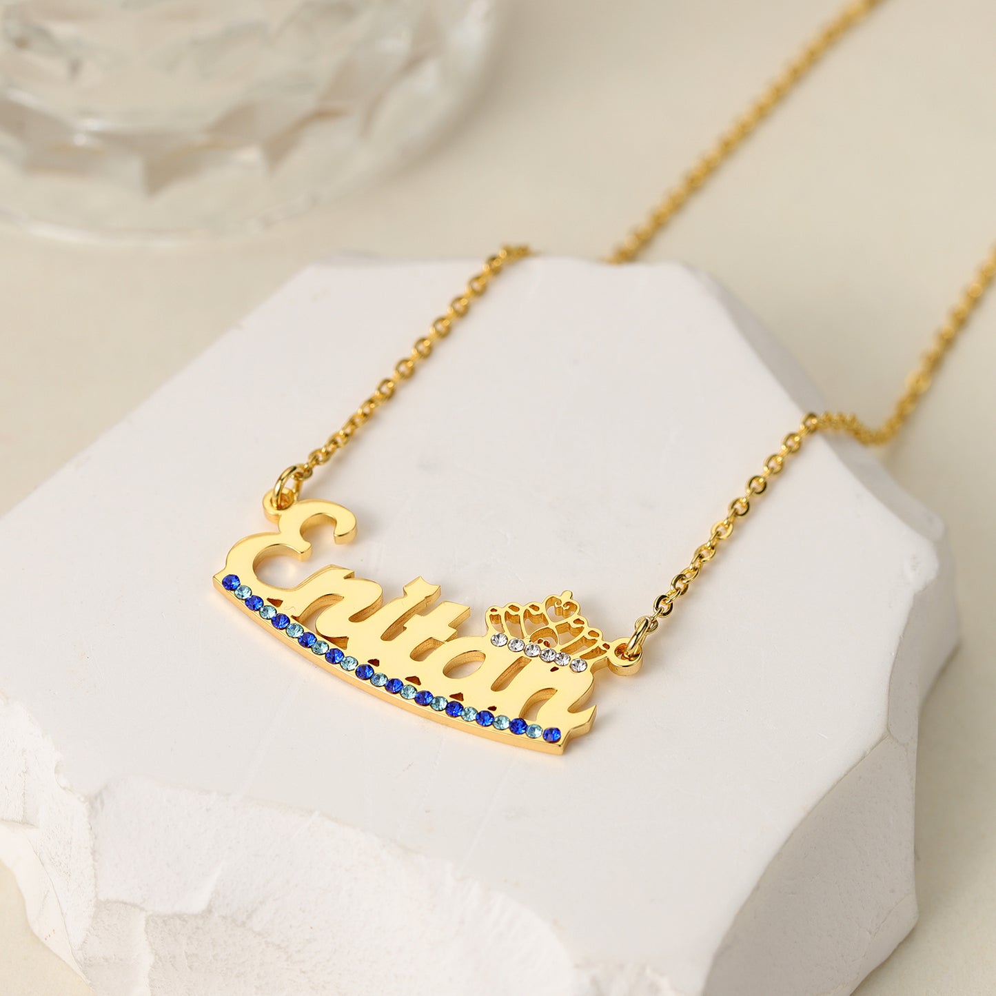 Custom Diamond Name Necklaces MN2106