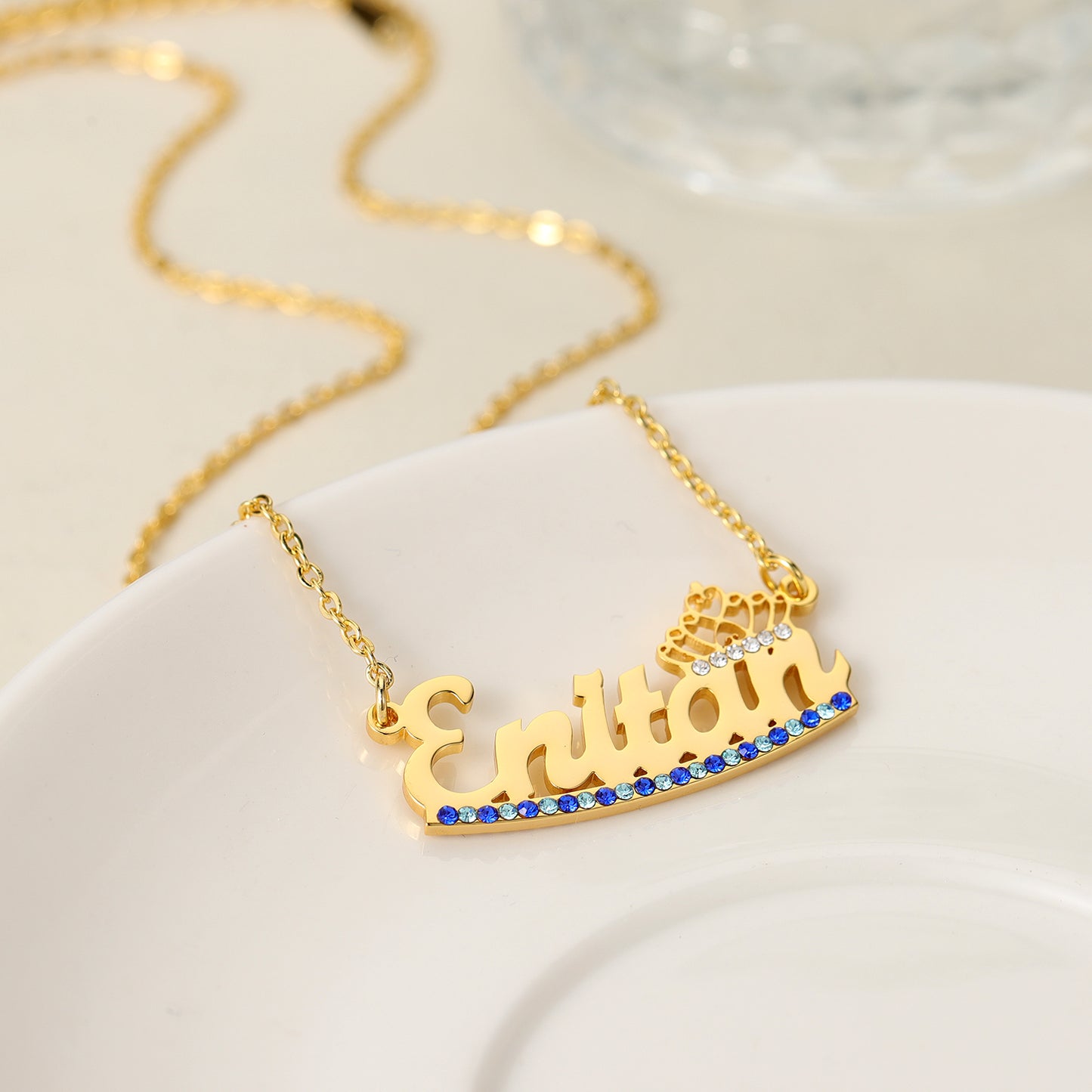 Custom Diamond Name Necklaces MN2106