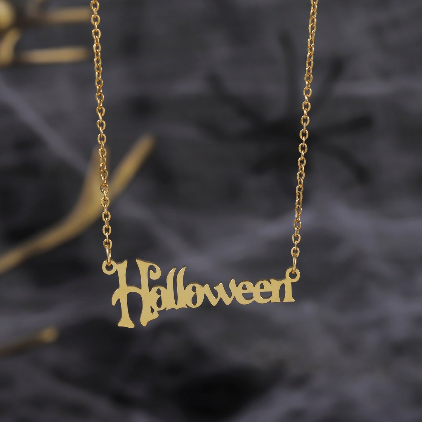 Halloween Name Necklace QNN3034