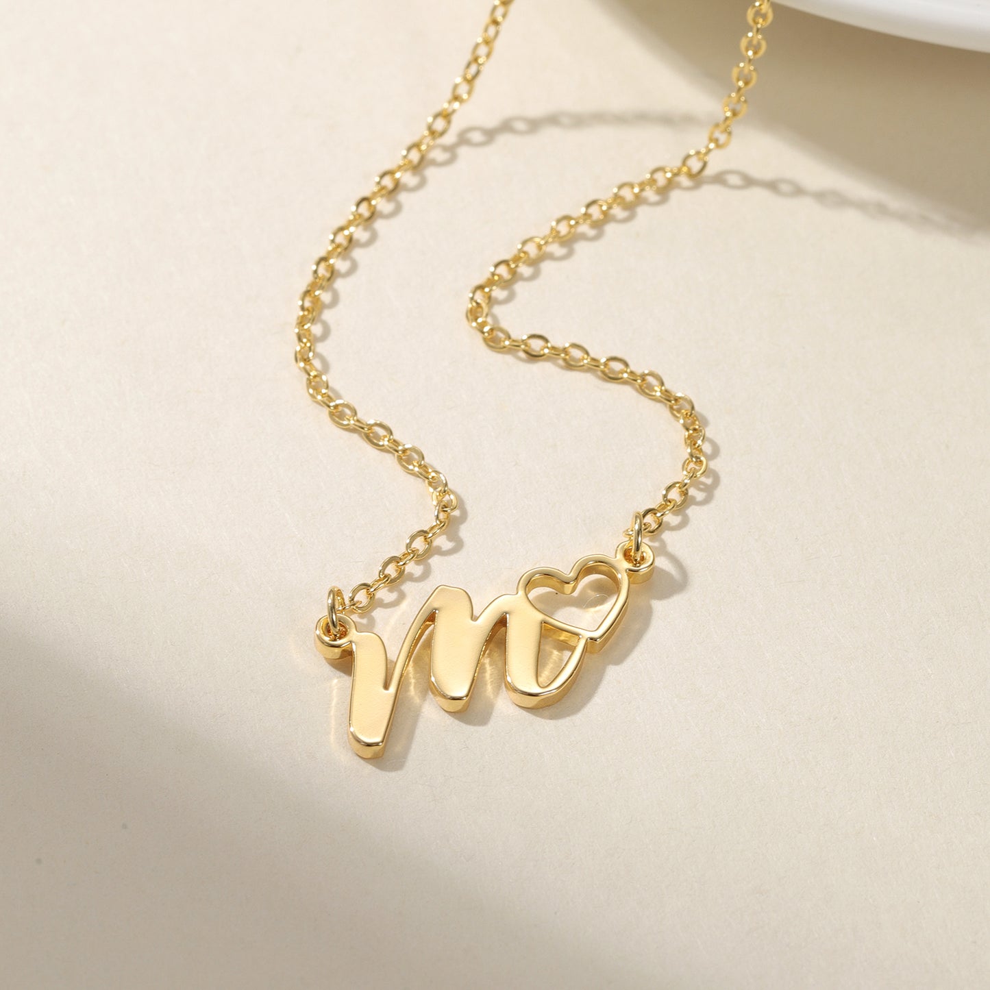 Custom Initial Letter Necklace Mother's Day Gift QN-N8684