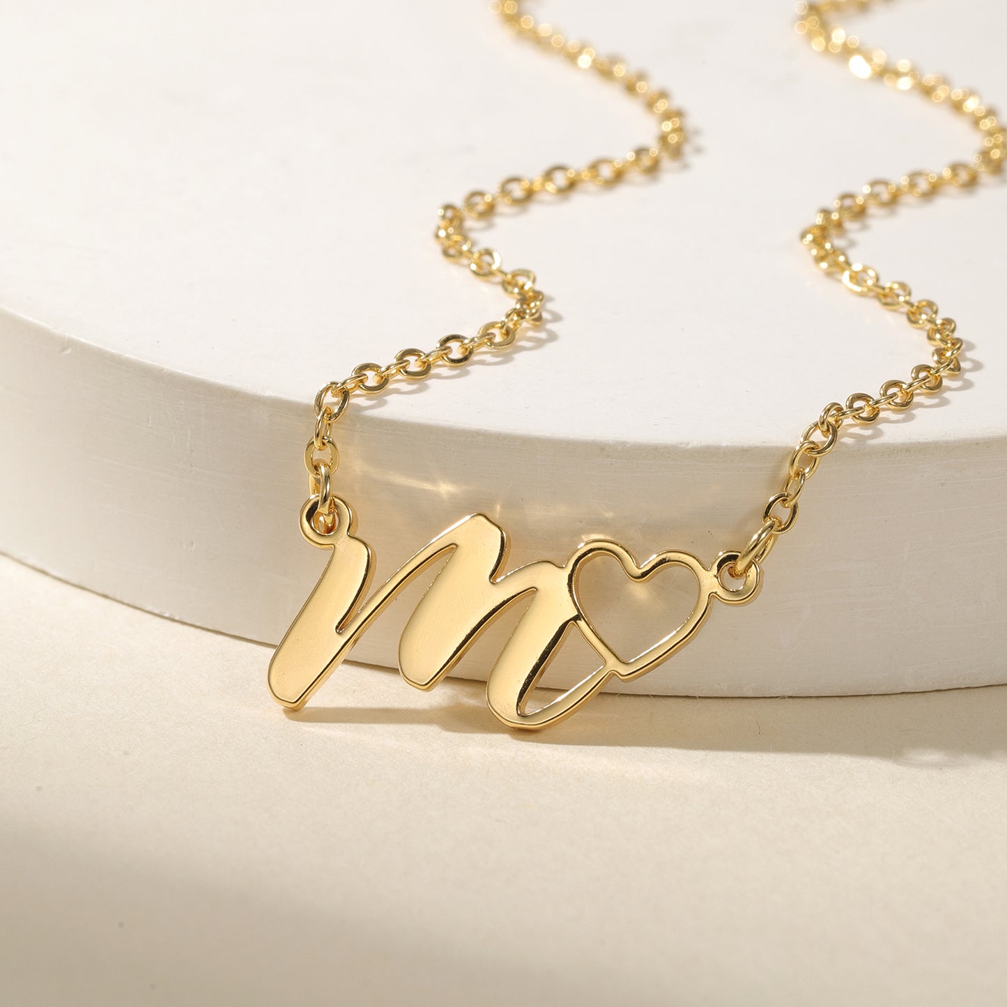 Custom Initial Letter Necklace Mother's Day Gift QN-N8684