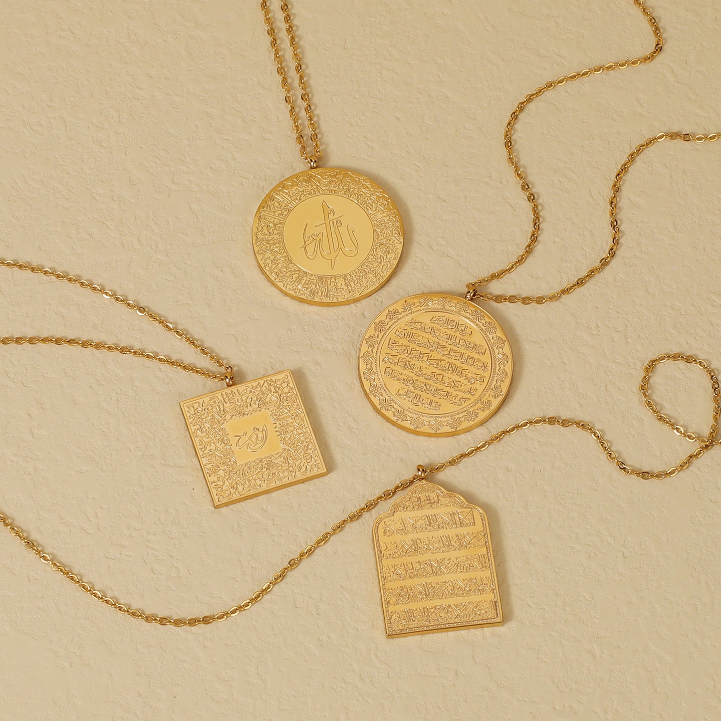 Custom Arabic Text Necklace SSN3051