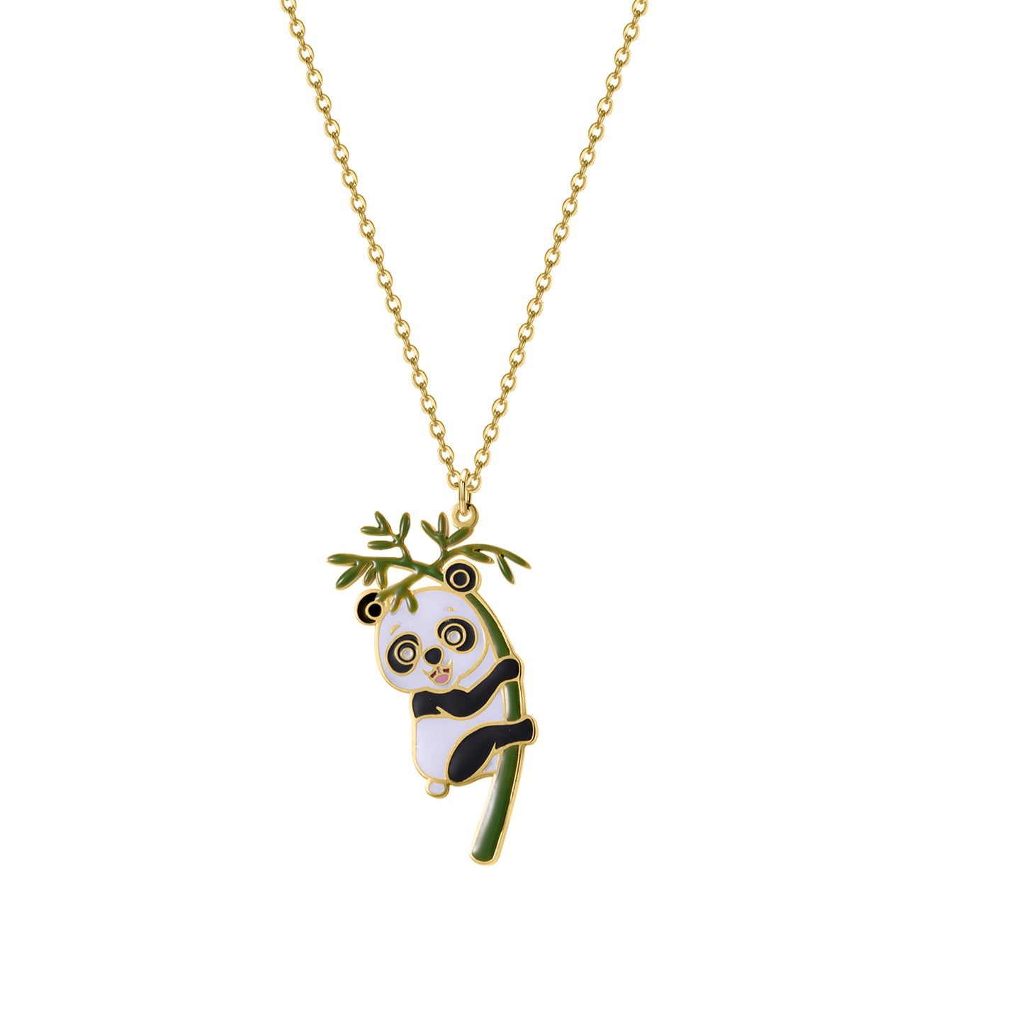Cute Panda Necklace QEN3042