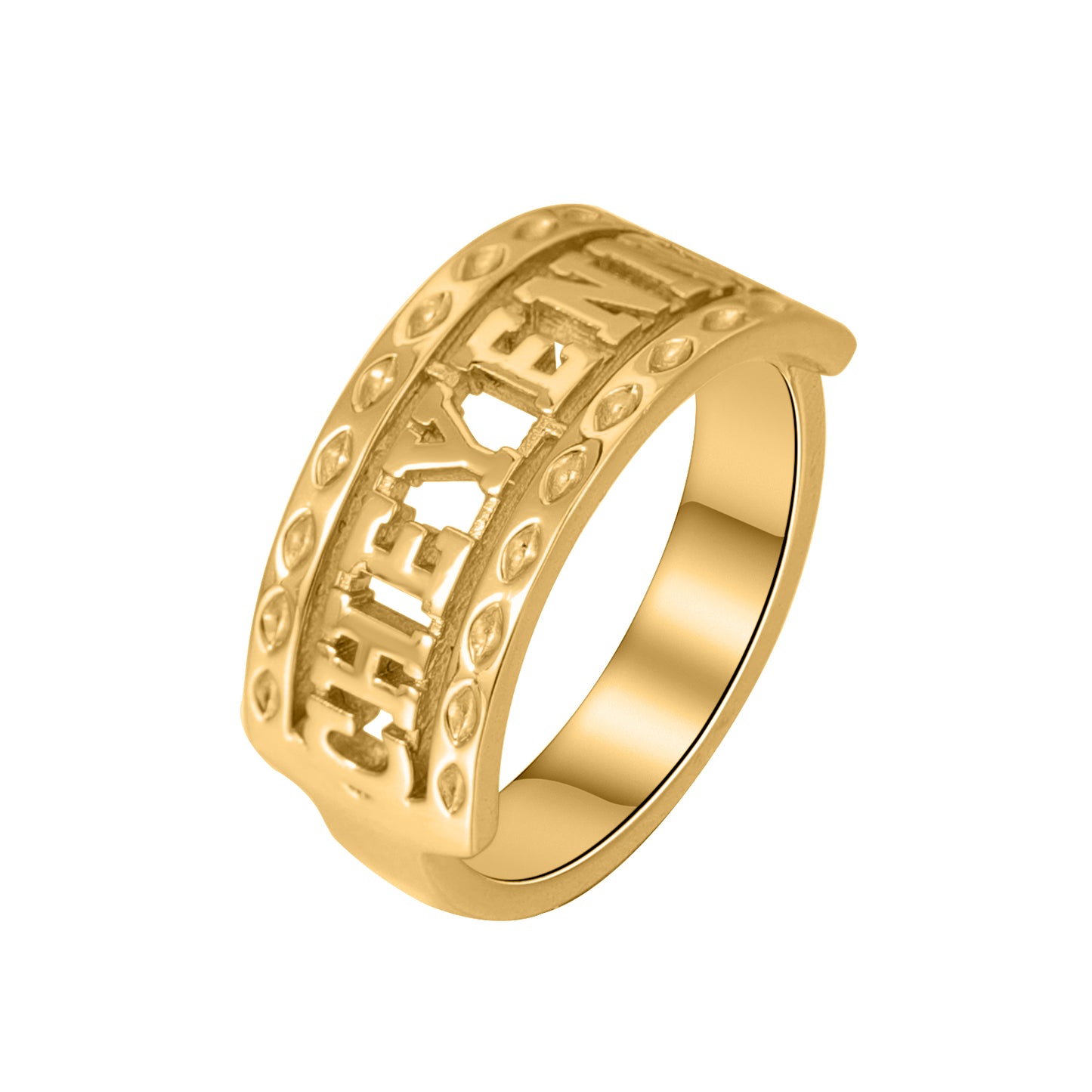 Custom 3D Name Ring 3DR3043