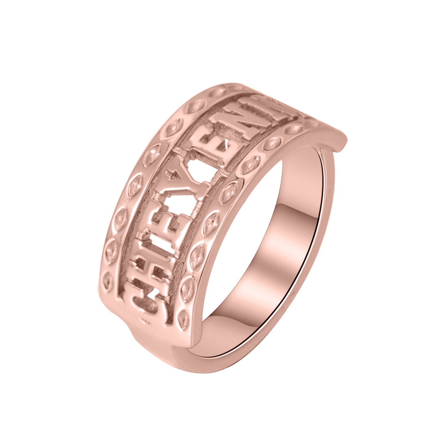 Custom 3D Name Ring 3DR3043