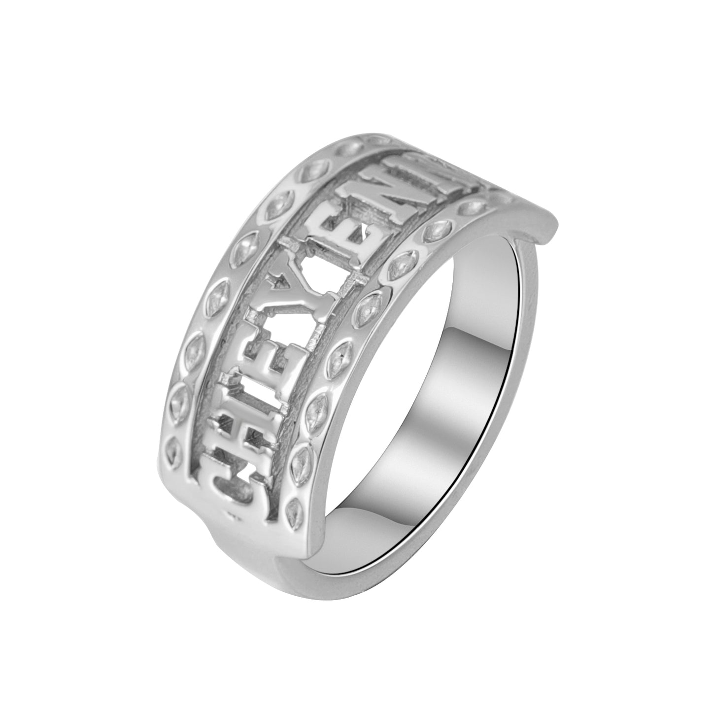 Custom 3D Name Ring 3DR3043