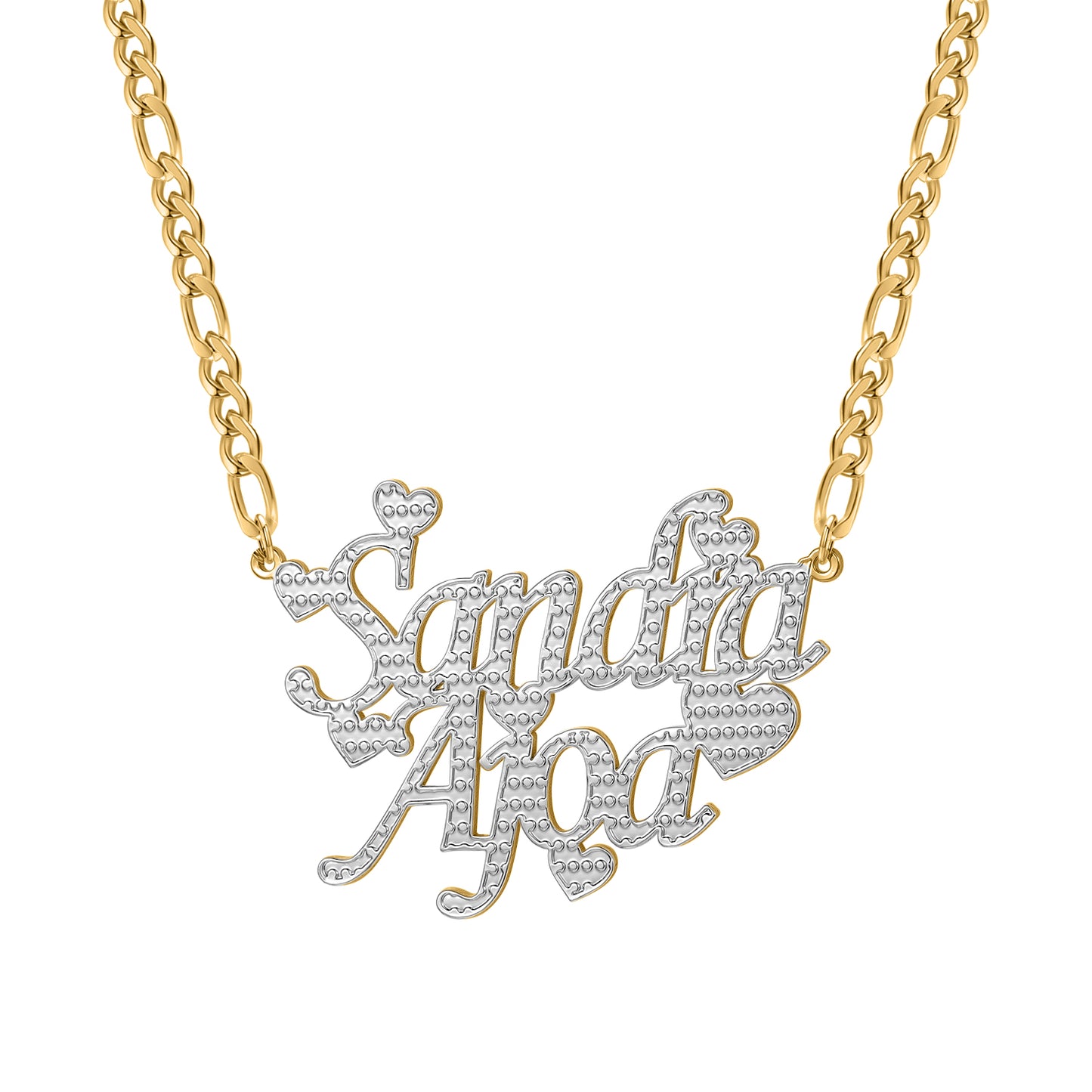 Heart Two Names Necklace QN852