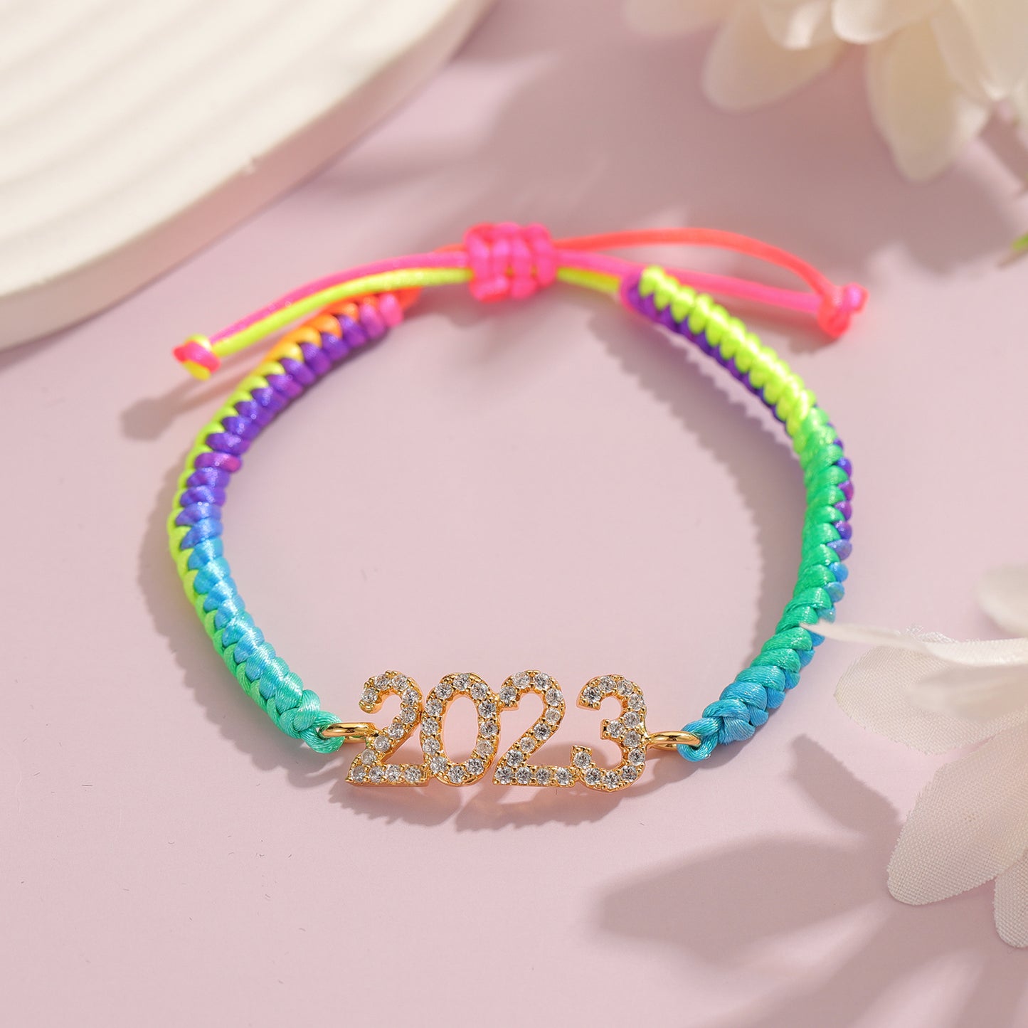 Custom Zircon Number Bracelet MB2190