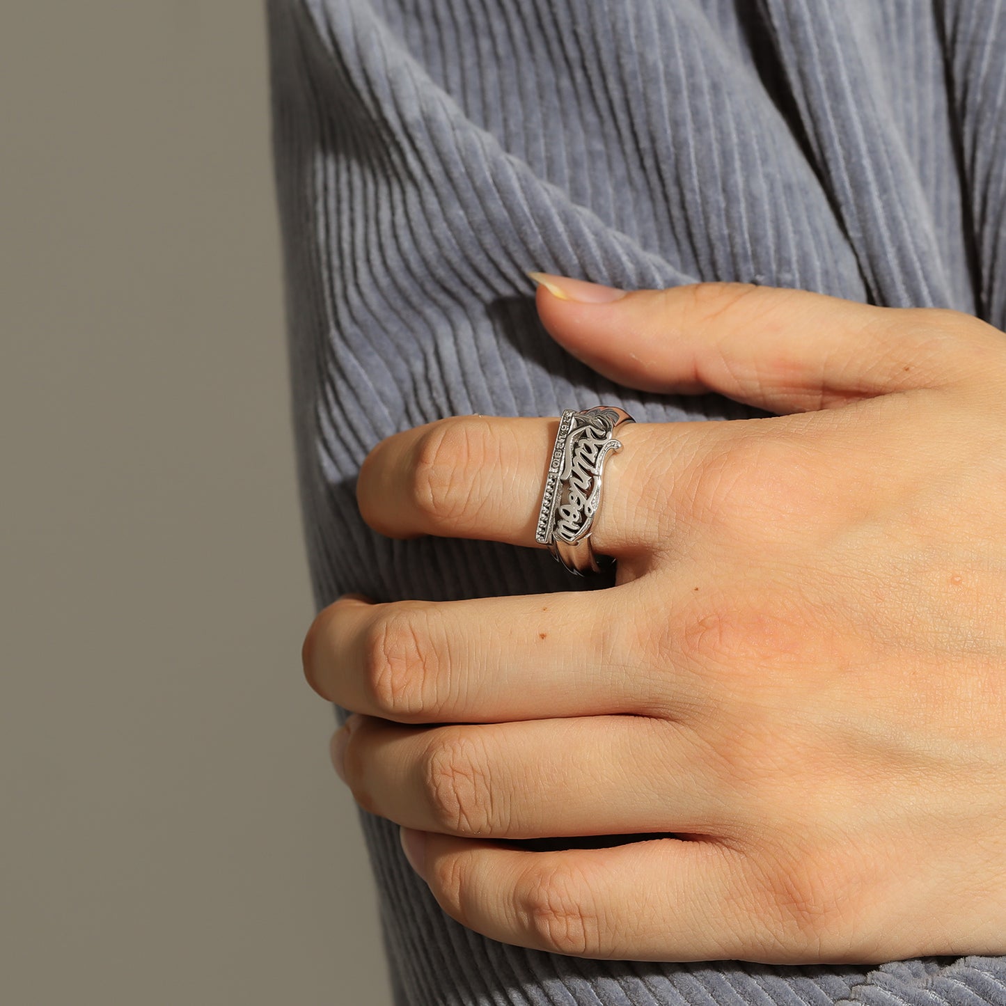 Custom Name Ring 3DR3045