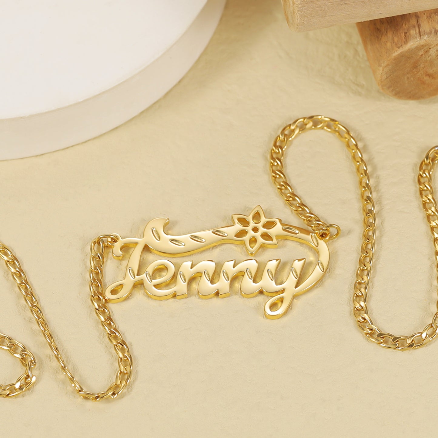 Custom Border Pattern Necklace QFN3004