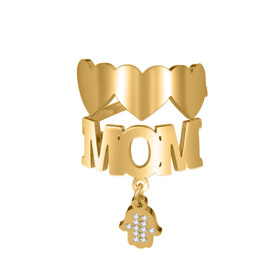 Custom Name Heart Ring QNR3084