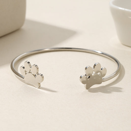 Dog Paw Print Bracelet QS-B8739