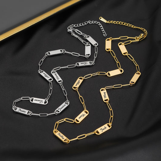 Custom Multiple Name Necklaces QN866