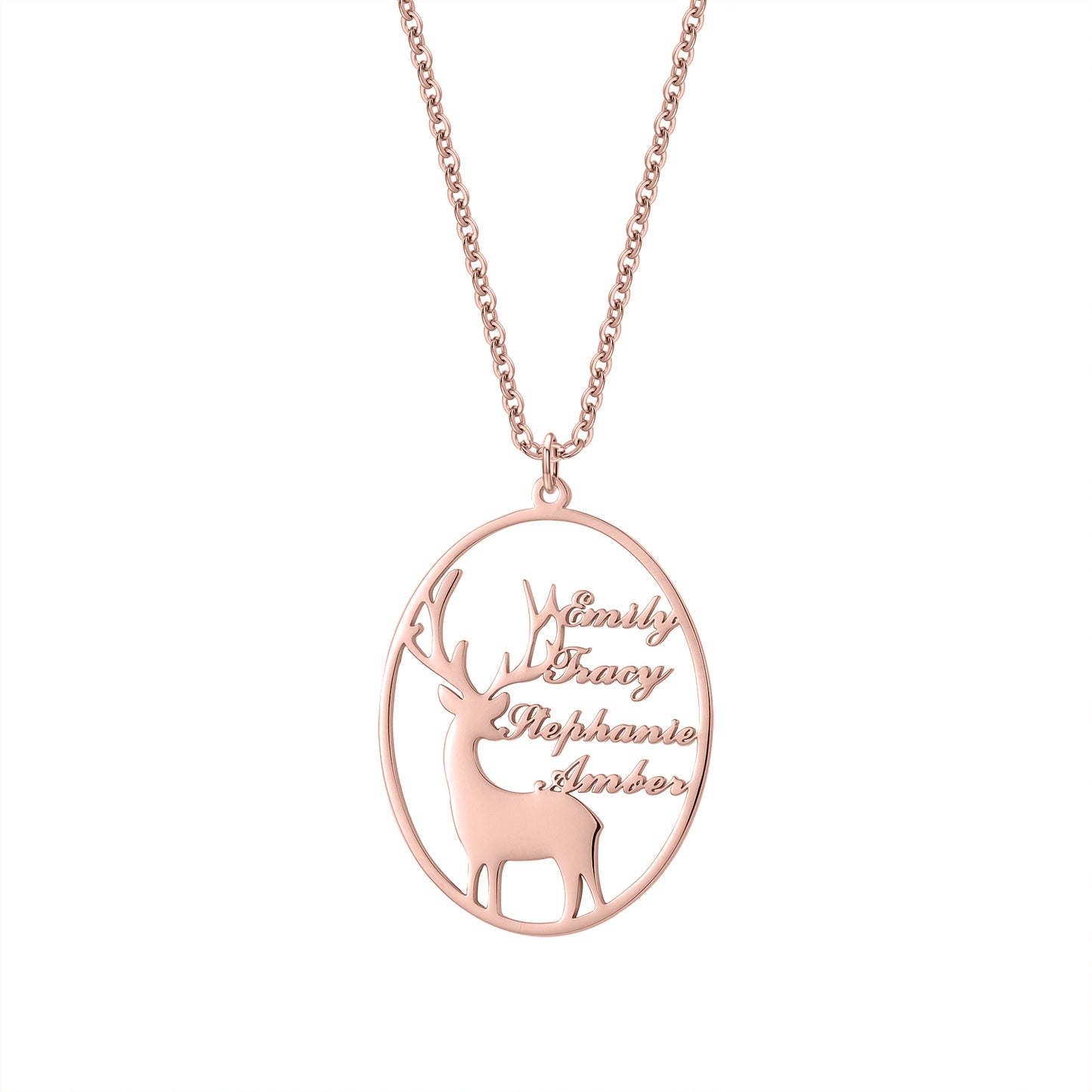 Multiple Names Customized Fawn Necklace QN878