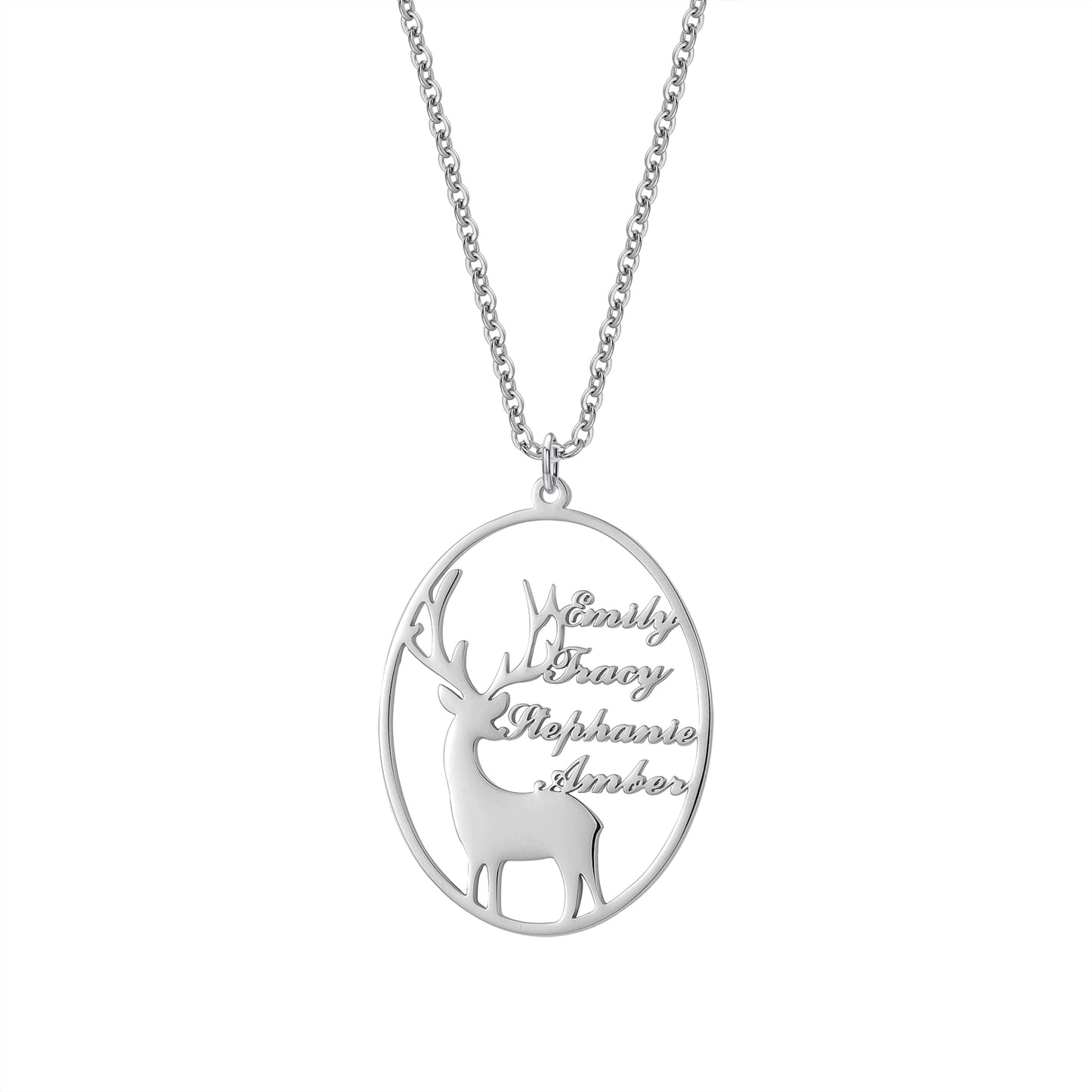 Multiple Names Customized Fawn Necklace QN878