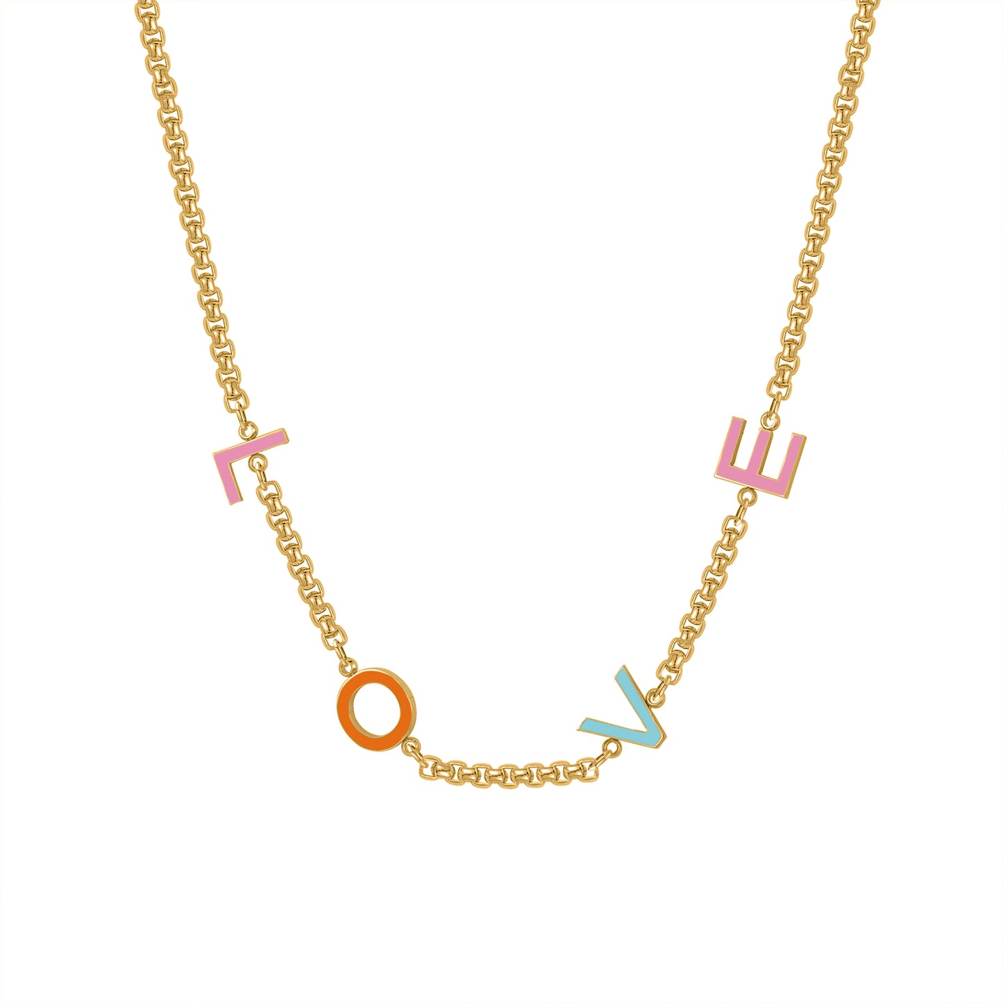 Multicolor Name Necklace QN868
