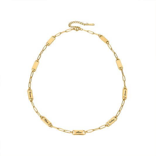 Custom Multiple Name Necklaces QN866