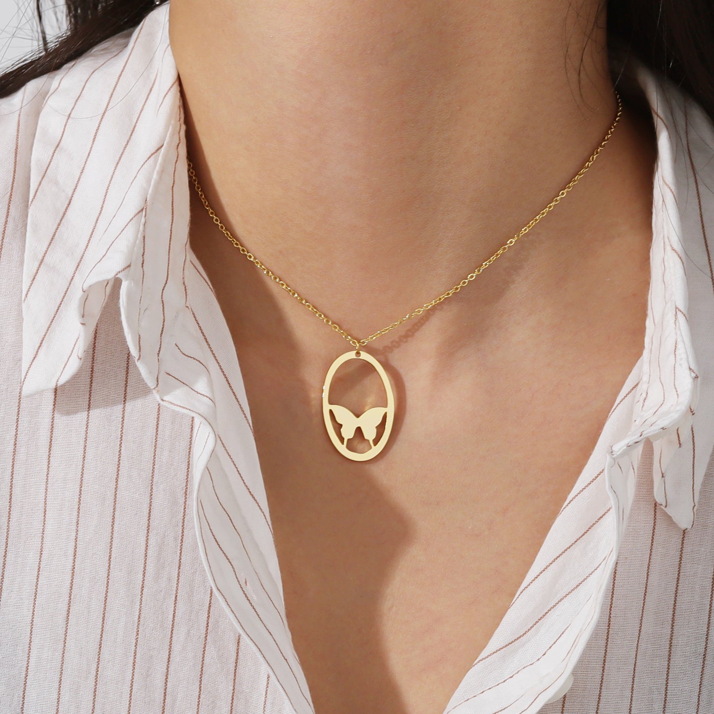 Butterfly Necklace QN-N8696