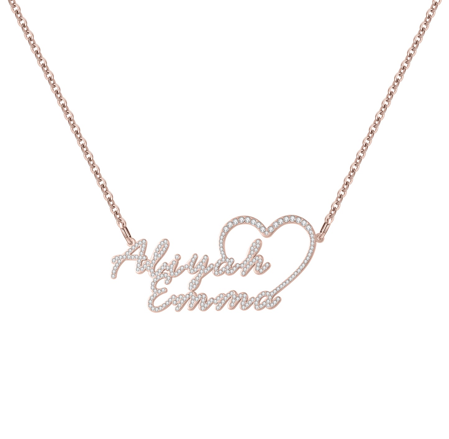 Custom Diamond Name Necklace QZN3204