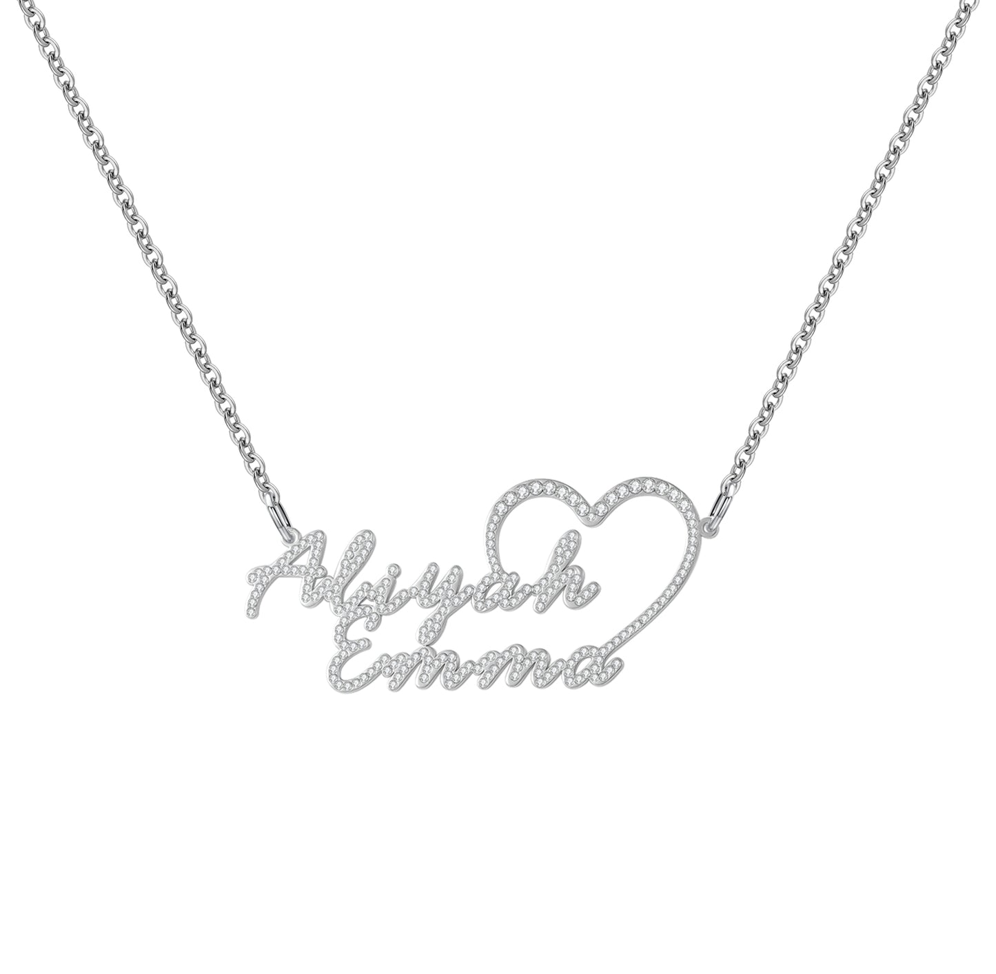 Custom Diamond Name Necklace QZN3204