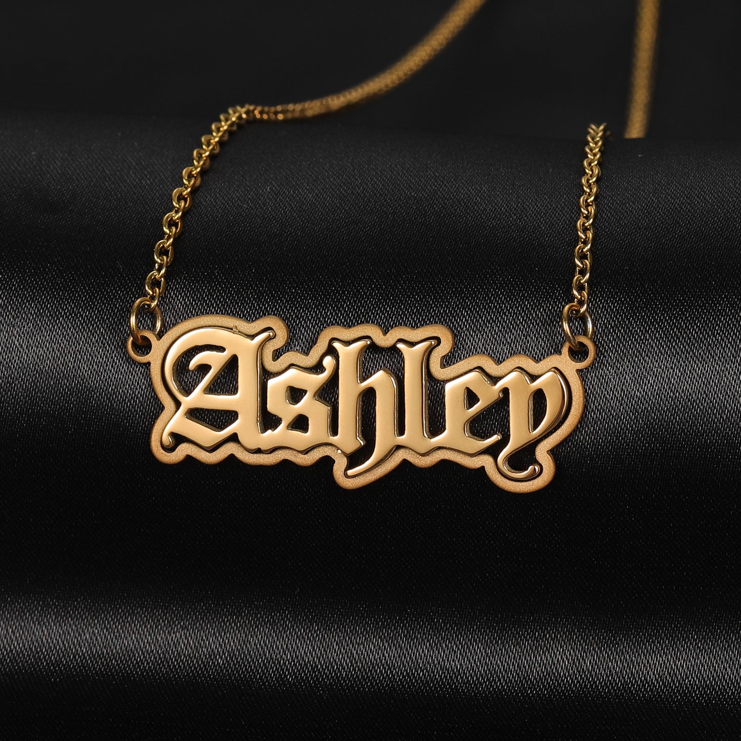 Personalized Charm Double Names Necklaces QN20987