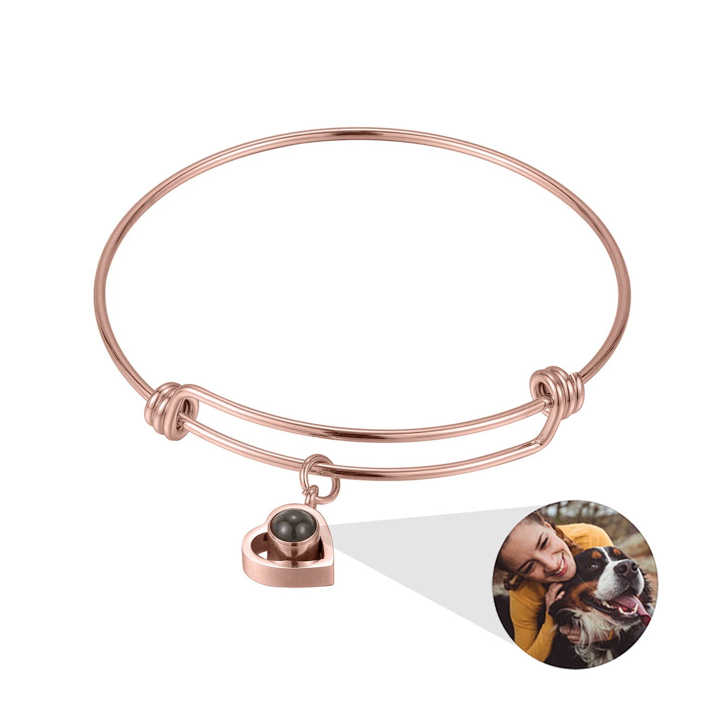 Custom Projection Photo Bracelet SS-B0018