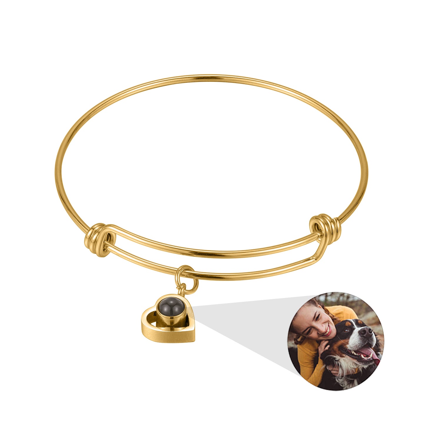 Custom Projection Photo Bracelet SS-B0018