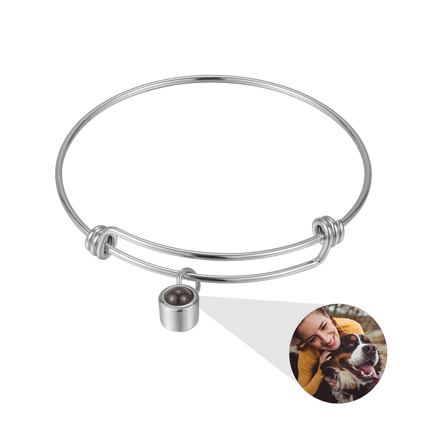 Custom Projection Photo Bracelet SS-B0017