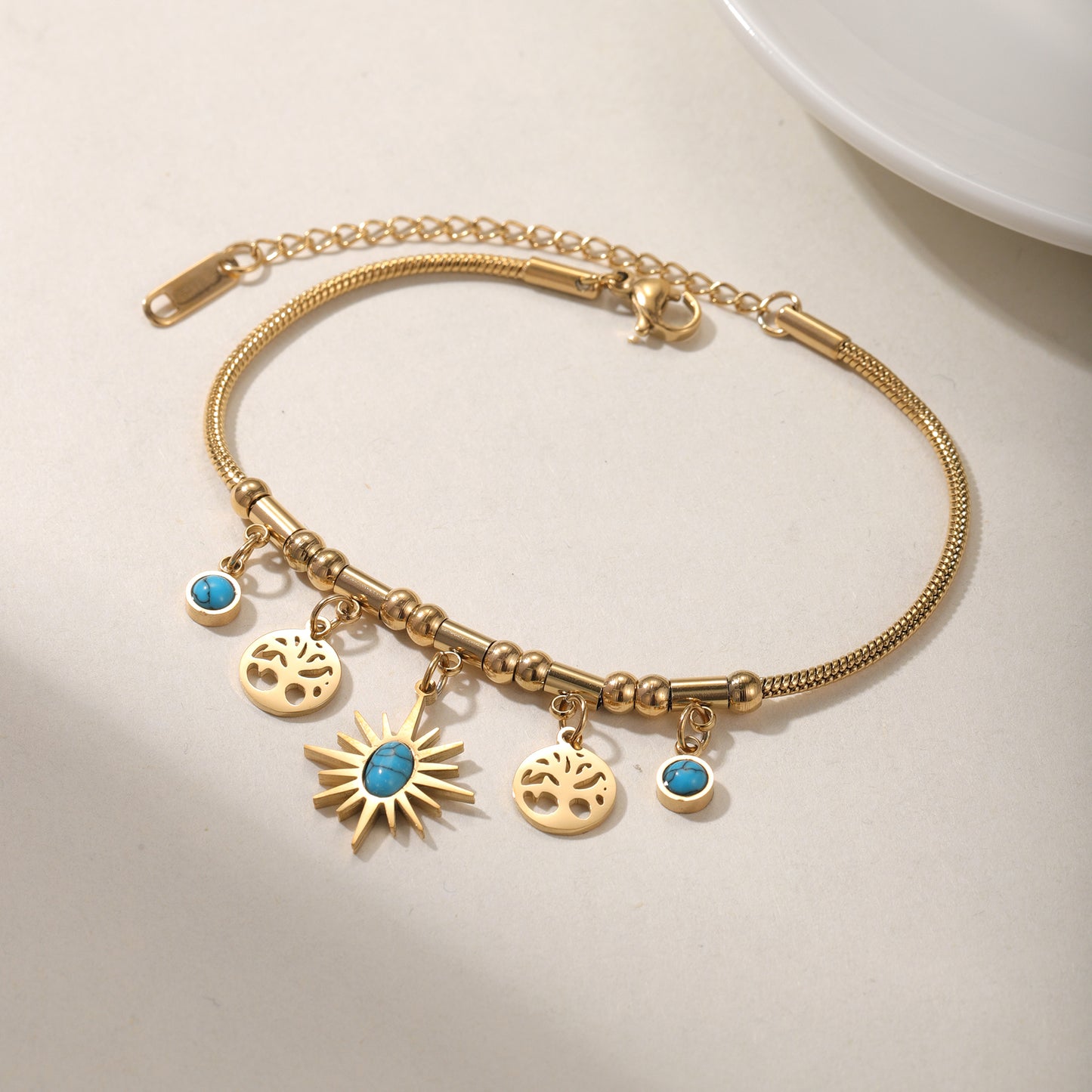 Summer Necklace Bracelet Set CS-N8833