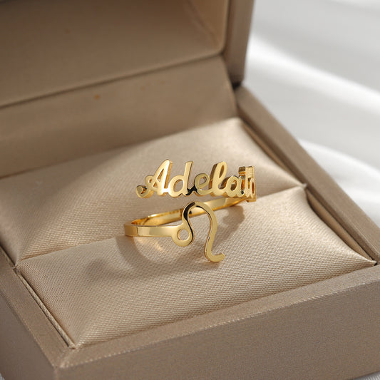 Custom Constellation Name Ring QR835