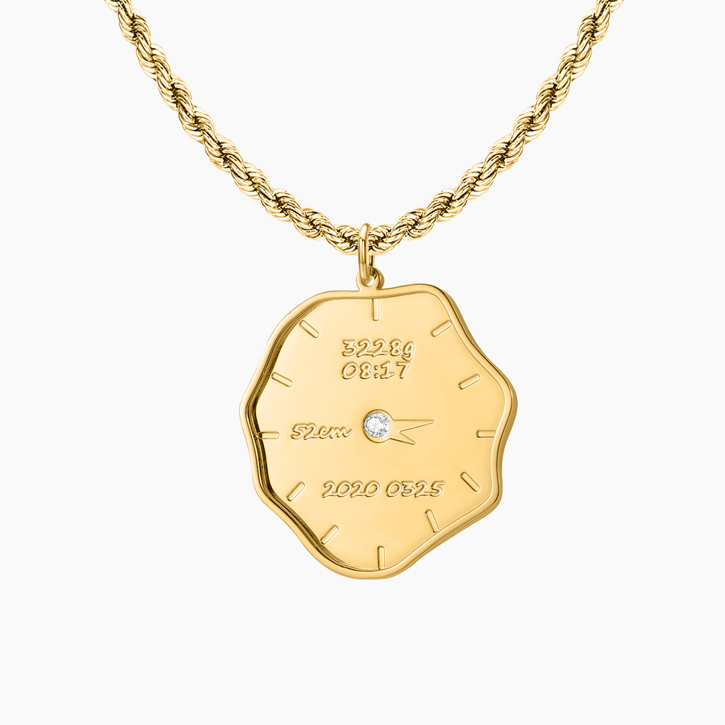 Custom Personalized Clock Necklaces QN753