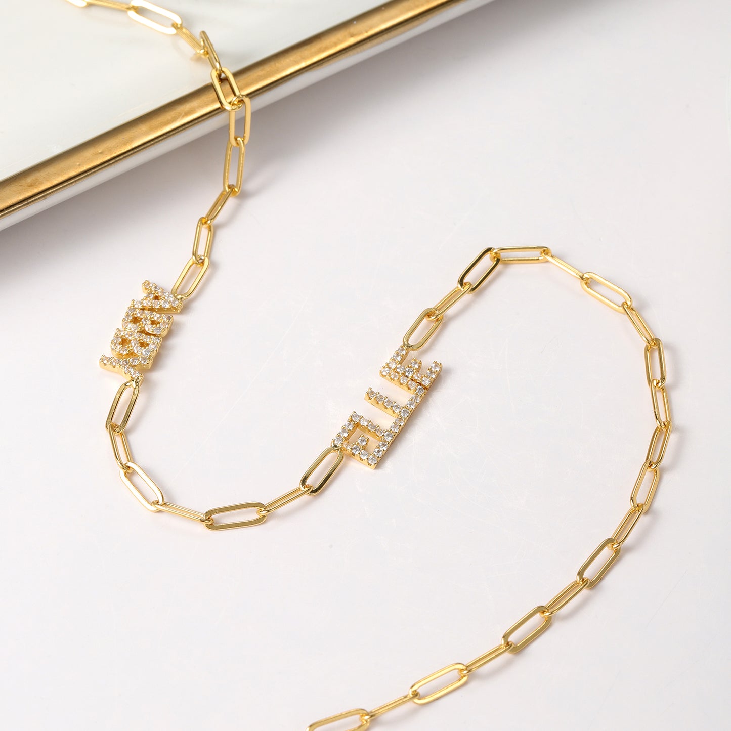 Customized Name Diamond Necklace CNN3140