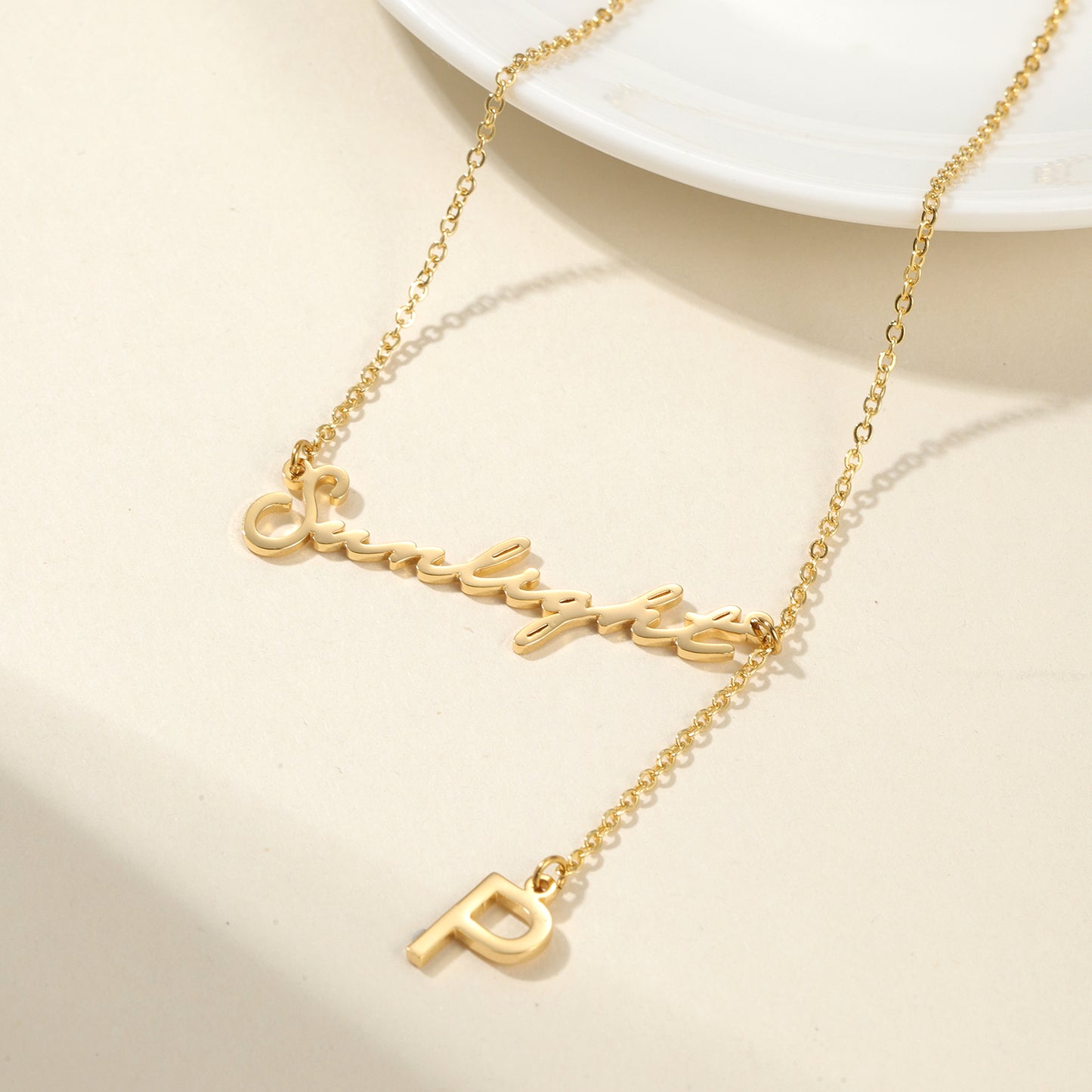 Custom Initials Name Necklace QN-N8650