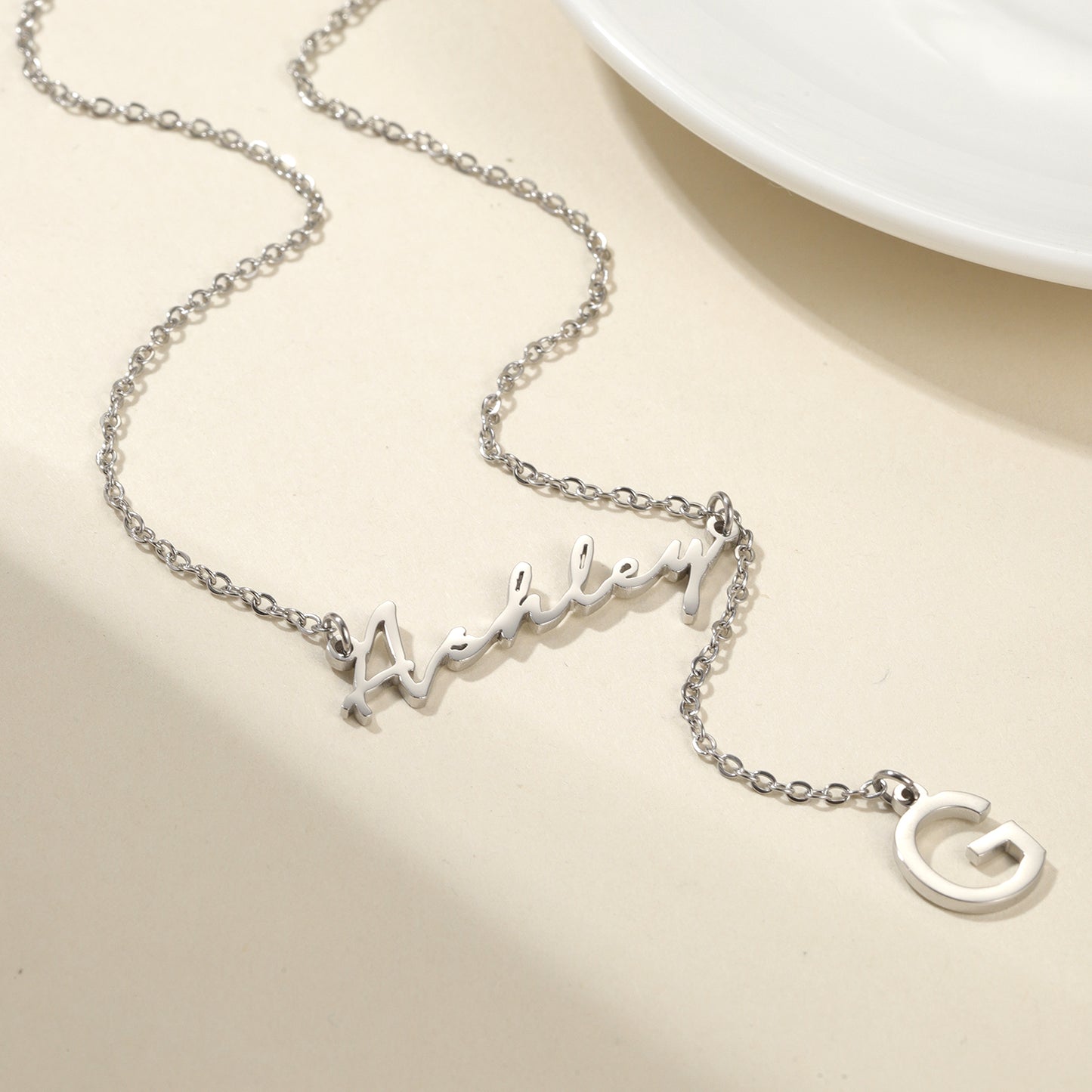 Custom Initials Name Necklace QN-N8650