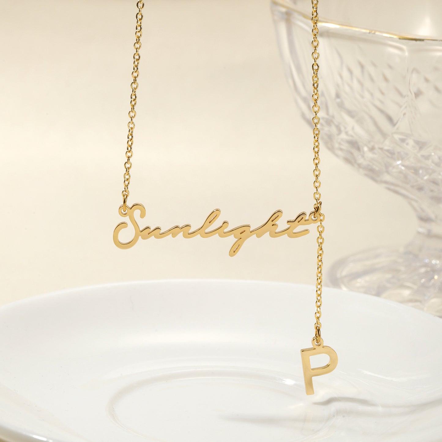 Custom Initials Name Necklace QN-N8650