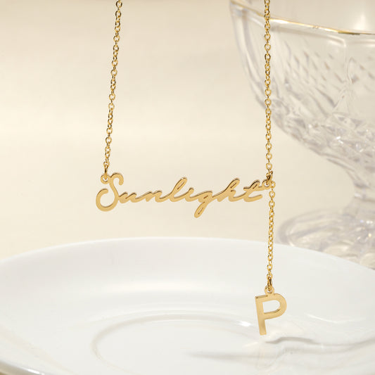 Personalisierte Initialen-Halskette MN2022