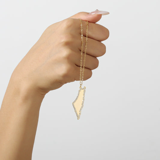 Crystal Palestine Map QZ-N8736