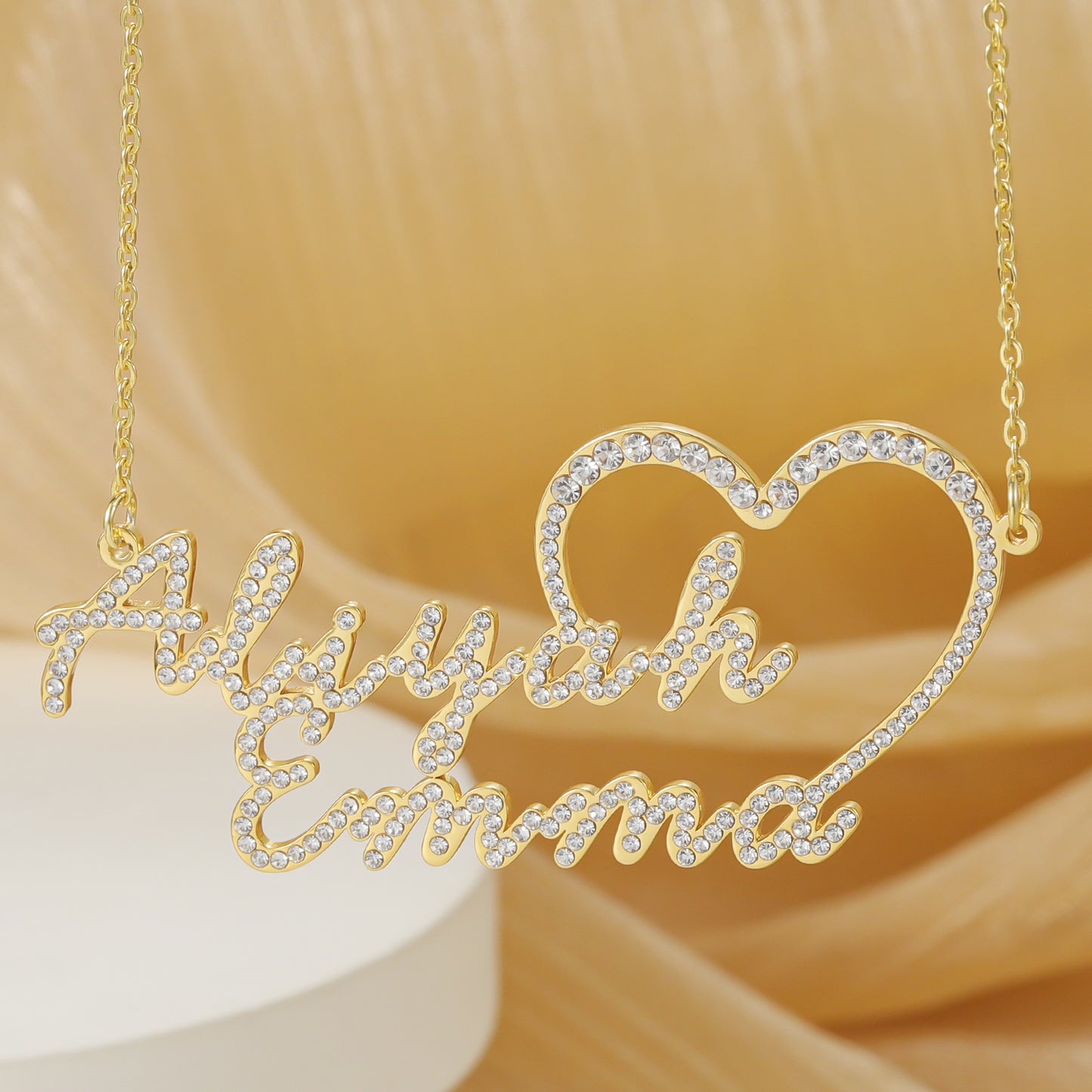 Custom Diamond Name Necklace QZN3204