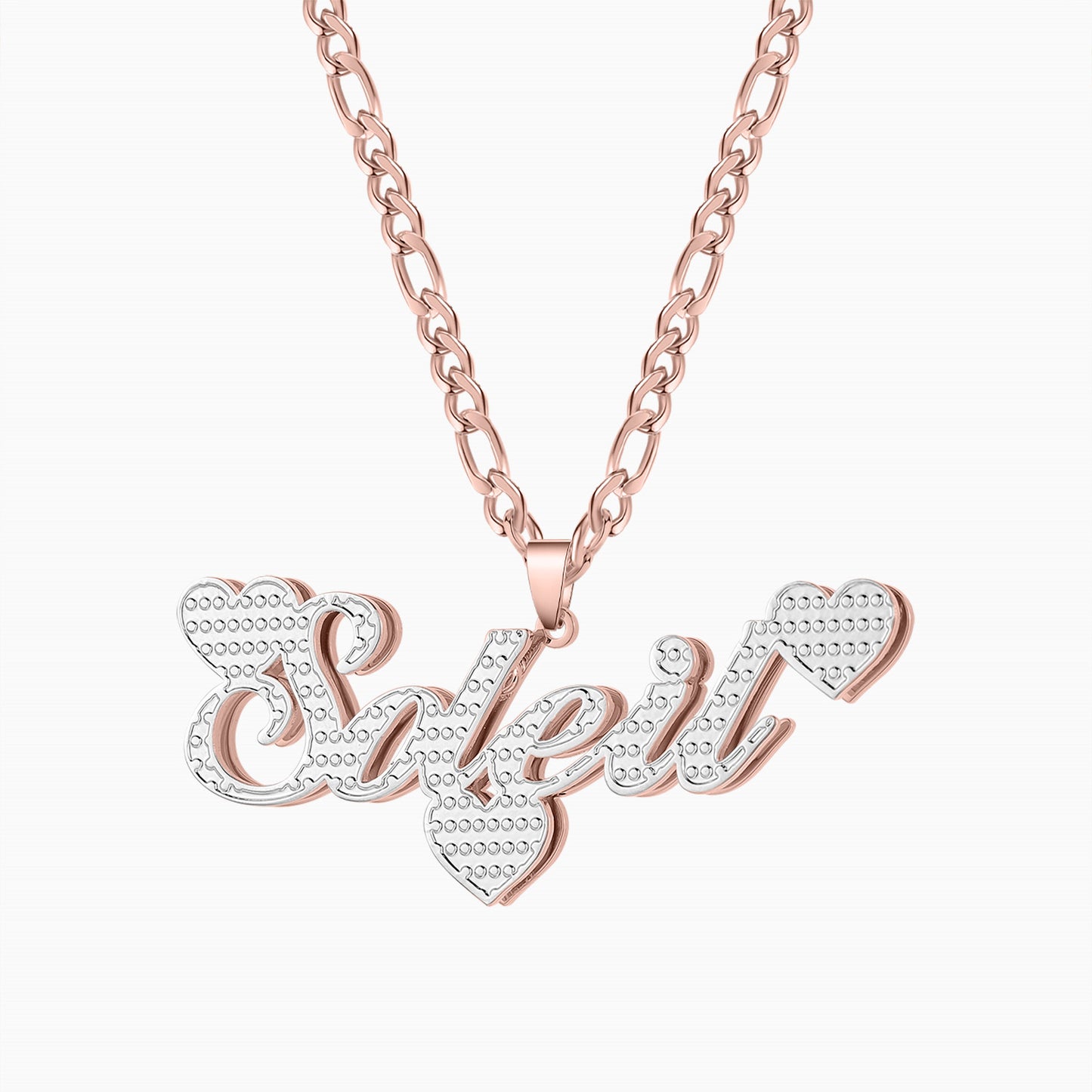 The Lovely Double Plated Name Necklace QN790