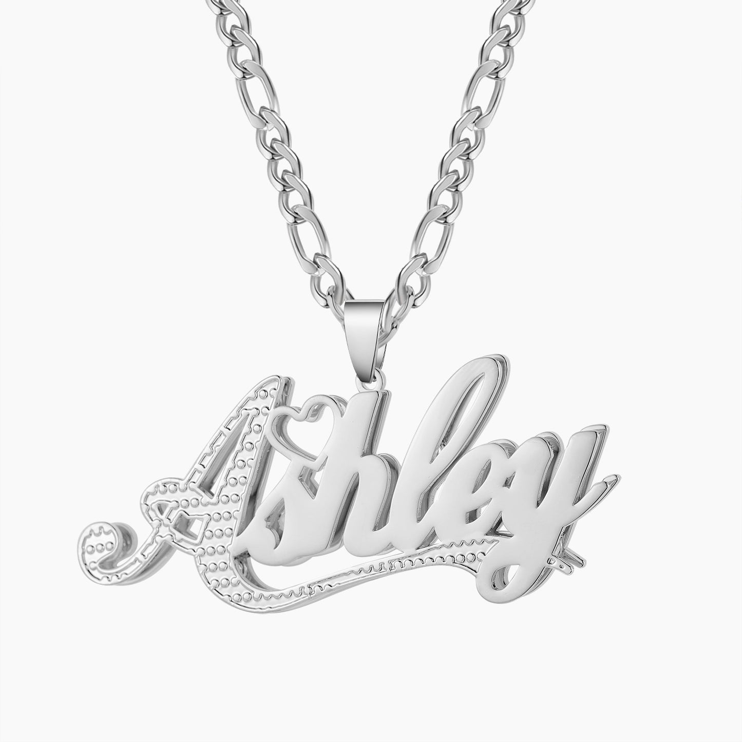Custom Two Tone Name Necklace QN796