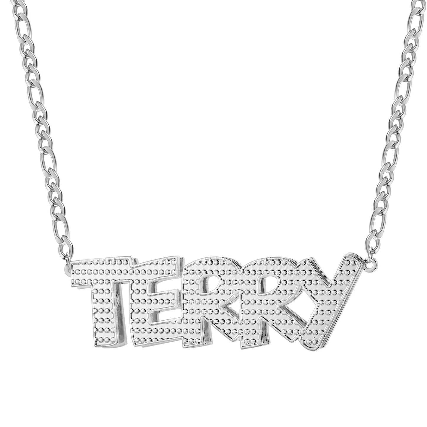 Customized Double Plated Name Necklace QN801