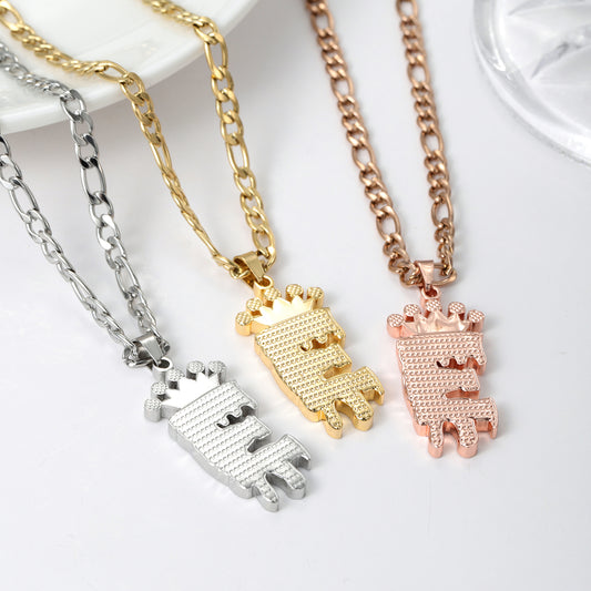 name necklace personalized charm jewelry QFN3145