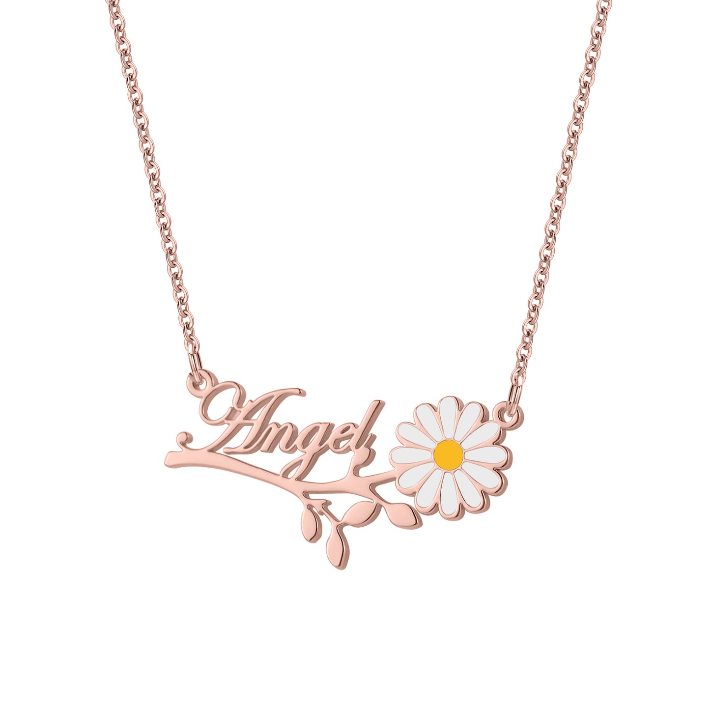 Sunflower Name Necklace QN858